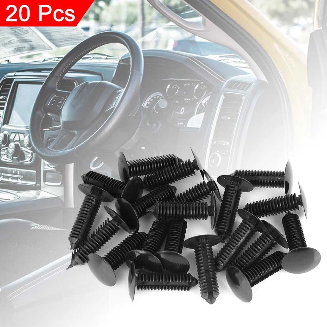 20 x Plastic Bolt Rivets Clips for Toyota