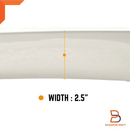 White Fender Flare Arch for Toyota Hilux Ute Vigo MK6 2005-2011 Double Cab