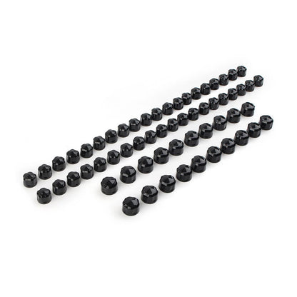 Black Engine Bolt Caps Cover for Harley Touring Road Street King Glide Softail