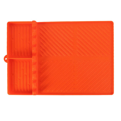 Silicone Griddle Drying Mat for Kitchen Cooking Countertop - Orange