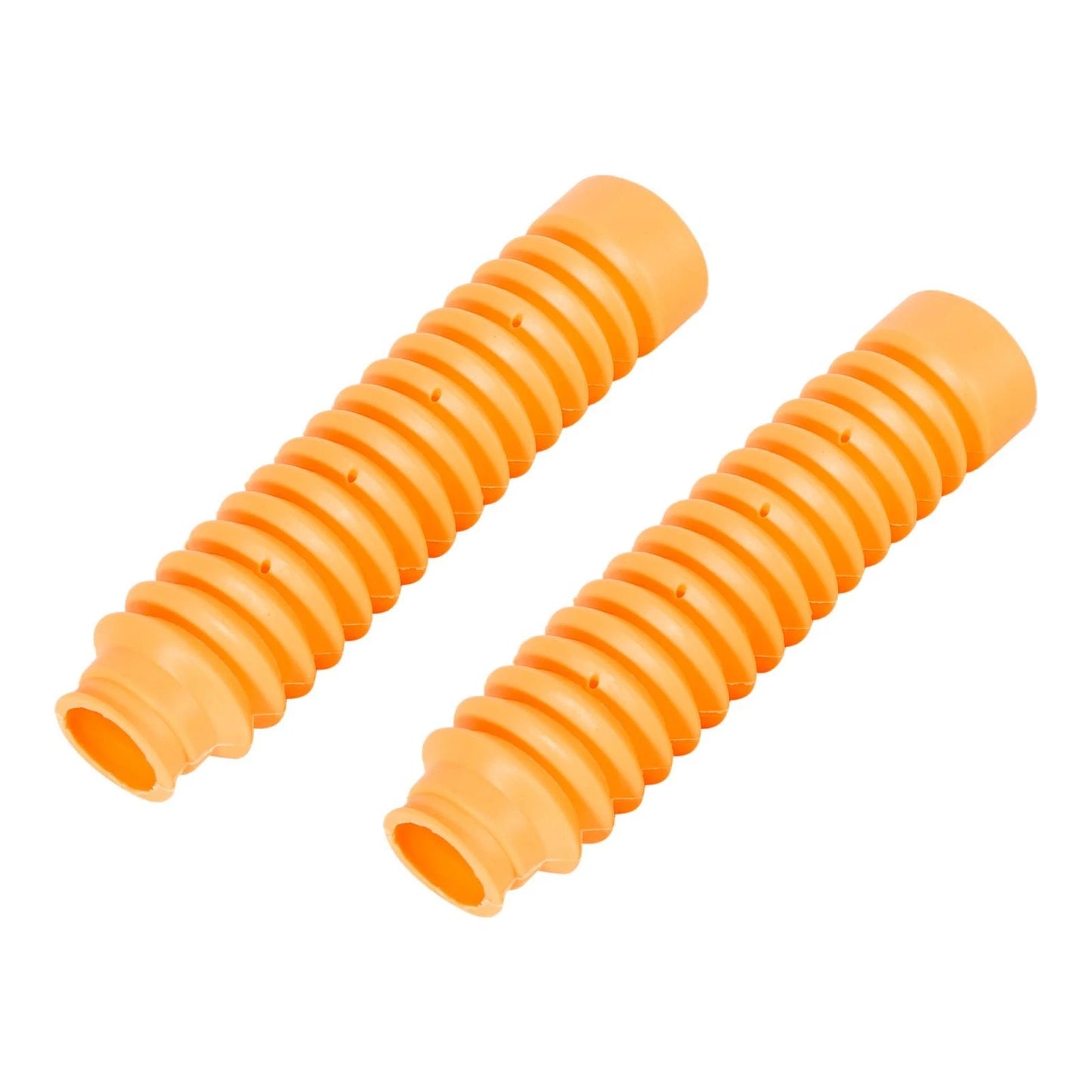 2 x Orange Shock Absorbers Boot Dust Cover for Motorcycle