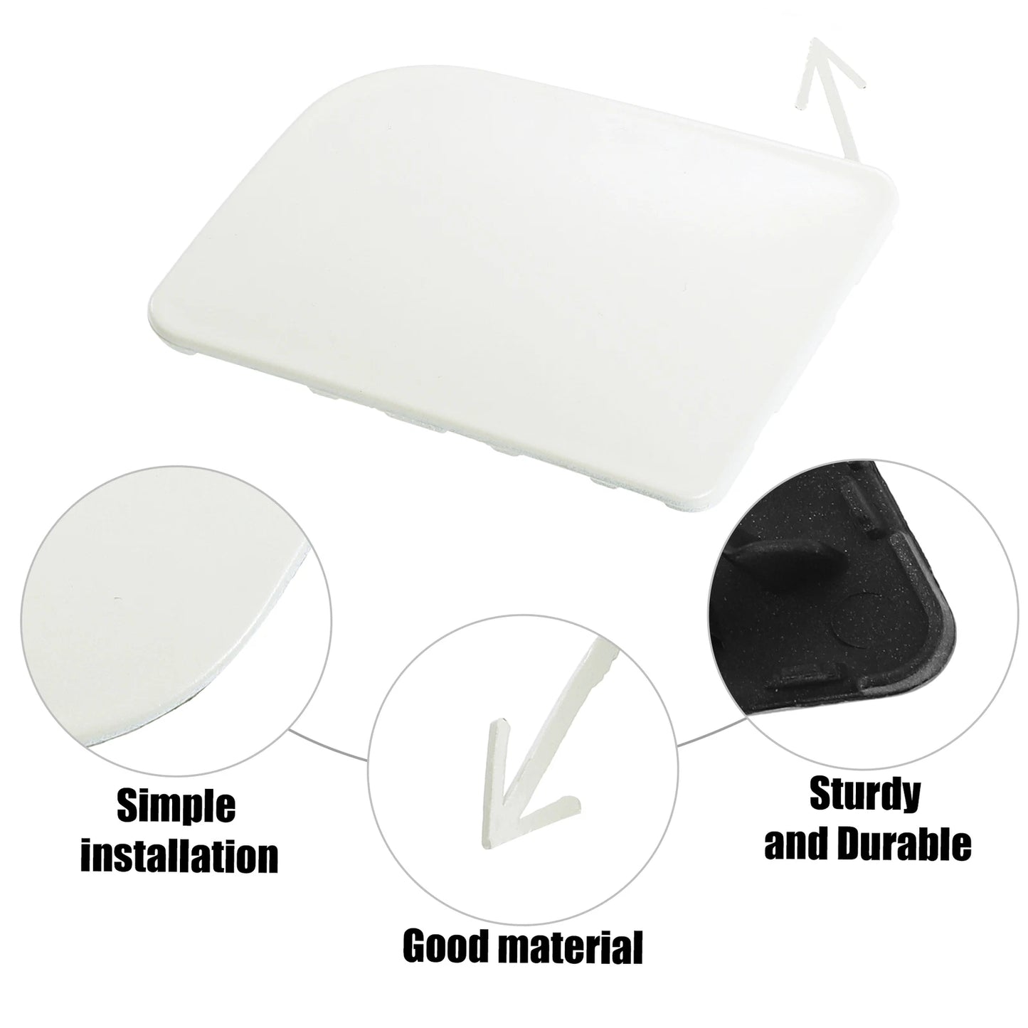 Front Left Tow Hook Cover for Nissan Sentra (2013-2019)
