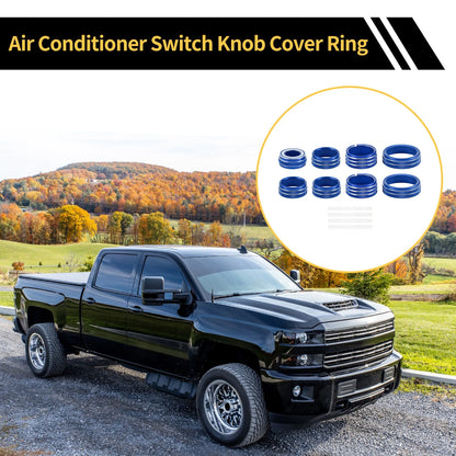 Knob Cover Ring for GMC Sierra 4WD Air/AC Audio (2014-2018)