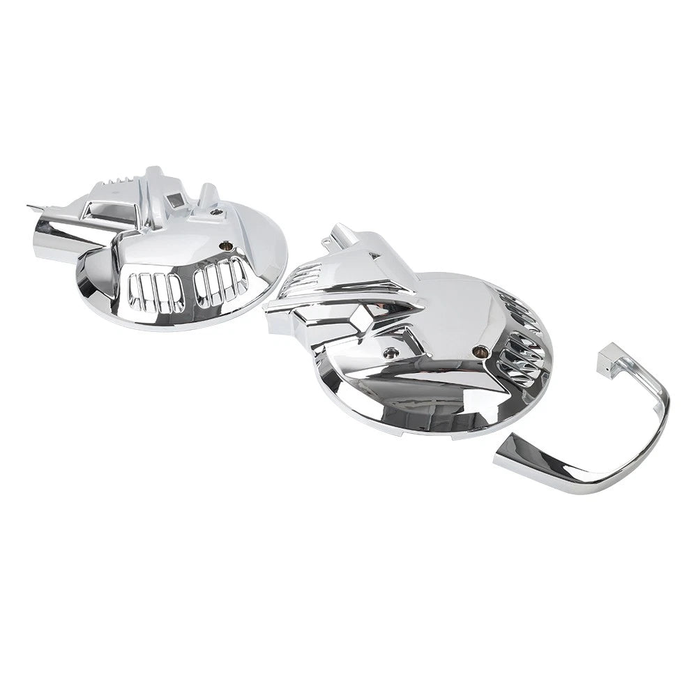 Front Brake Rotor Disc Covers for Honda Goldwing GL1500 88-00 Chrome