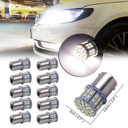 10 x 50SMD 1156 BA15S LED Tail Turn Signal Light Bulbs for Car