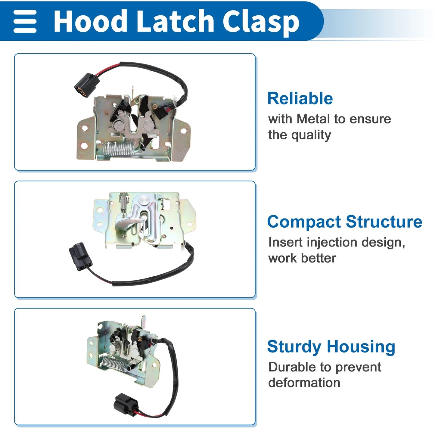 Hood Latch Assembly for Mitsubishi Outlander (2007-2012) 1 Pcs
