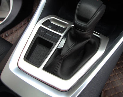 Central Gear Shift Matte Cover Frame for Toyota RAV4 (2019-2023) Stainless Steel
