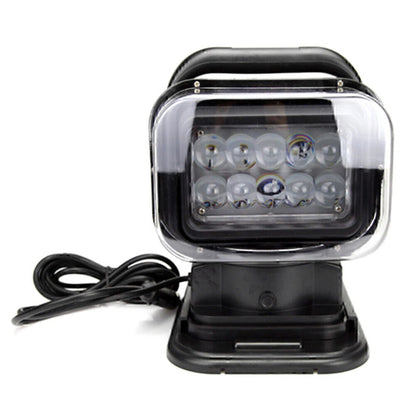 50W 360�� LED Remote Control Search Light for Camping, Magnetic Base