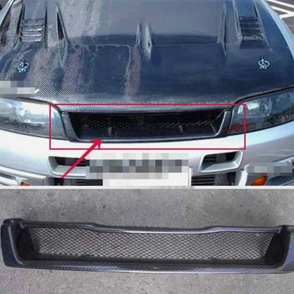Real Carbon Fiber Front Bumper Grill for Nissan Skyline R33 GTS 1994-1997