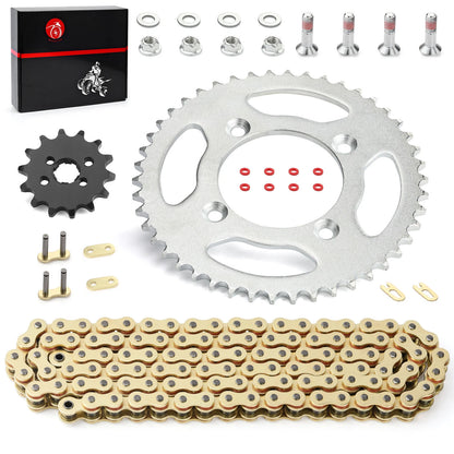 Drive Chain X-Ring & Sprockets Bolt Kit for Honda XR80R/CRF80F 110 Link
