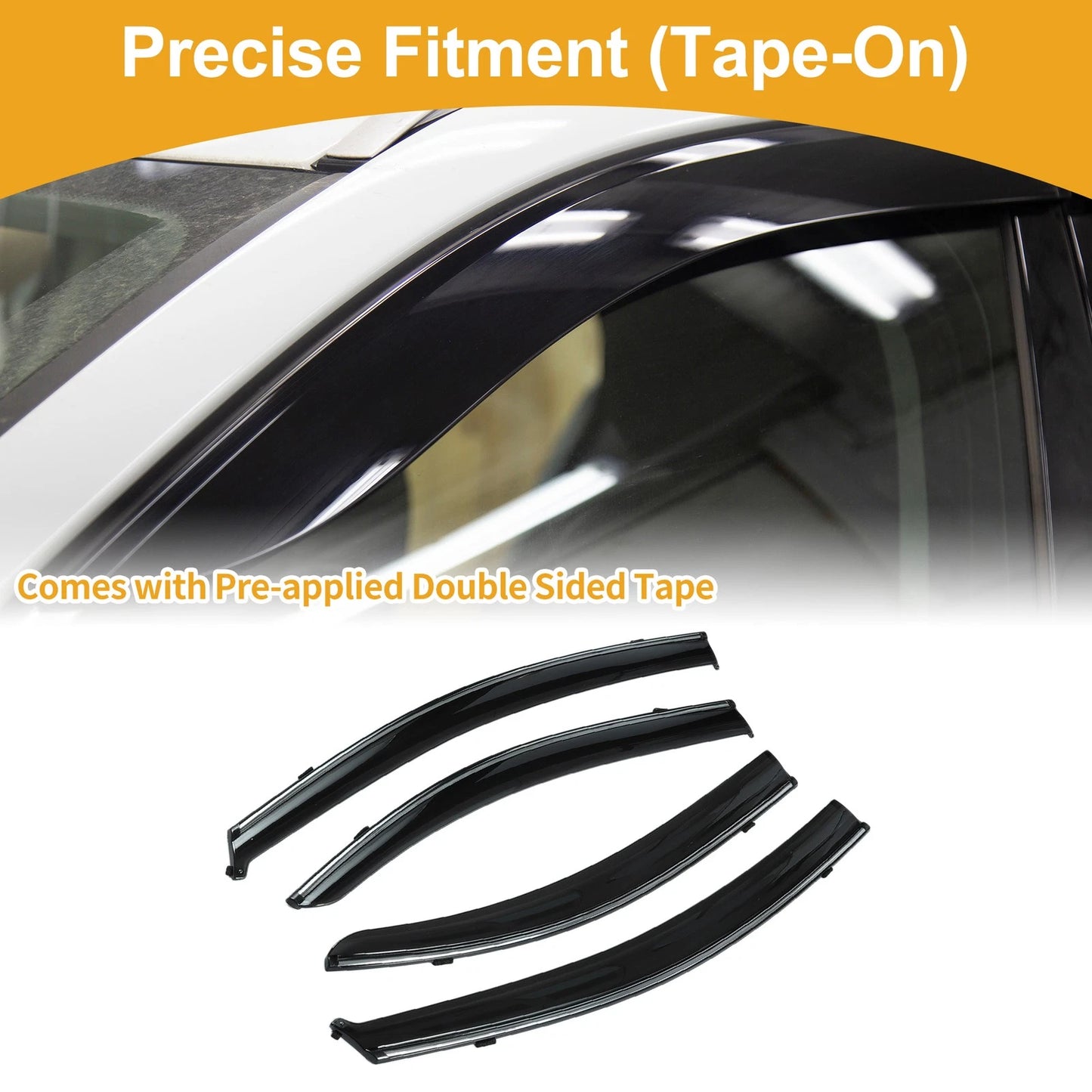 Window Deflectors for Chevrolet Aveo Sedan (2007-2010)