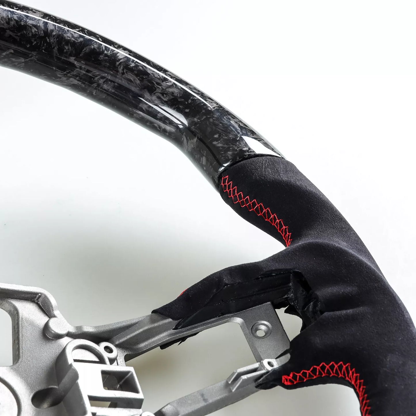 Steering Wheel Red Stitching for Ford Mustang (2015-2017)