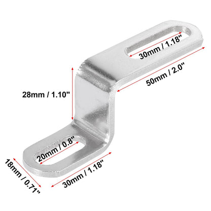 Bracket / 20mm 30mm 0.8in 1.18in / Z Shape Mounting Clamp for Motorcycle