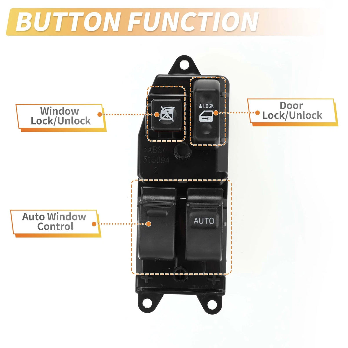 Right Power Window Switch for Toyota Carina Century Corona Crown