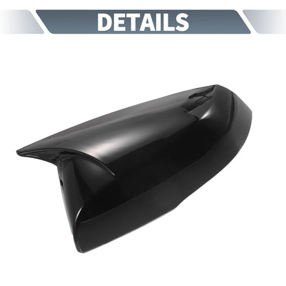 Rearview Mirror Cover Overlay Gloss Black for Toyota RAV4 (2019-2022)
