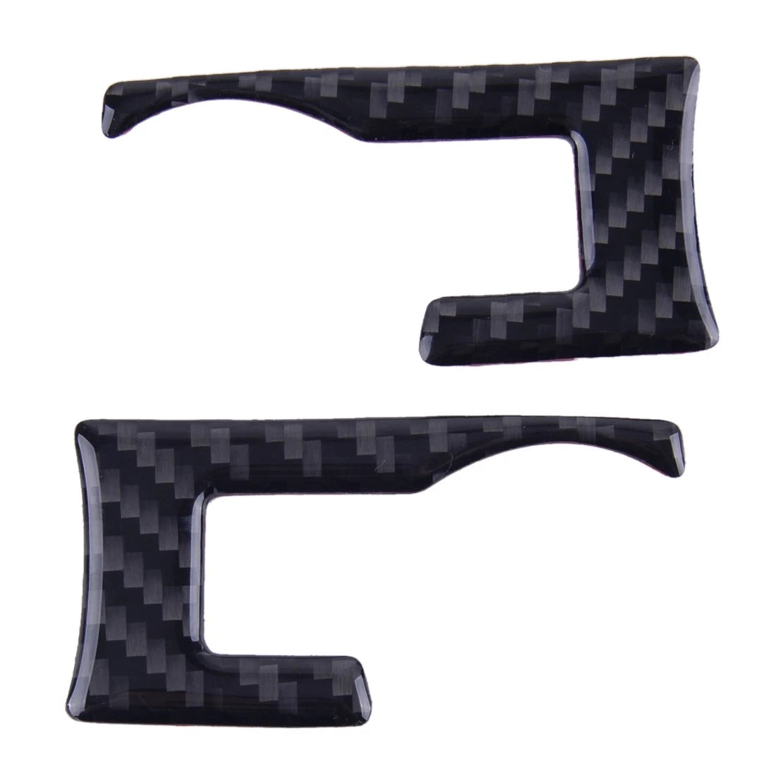 4x Carbon Fiber Center Console CD Switch Covers for Ford Mustang (2015-2019)