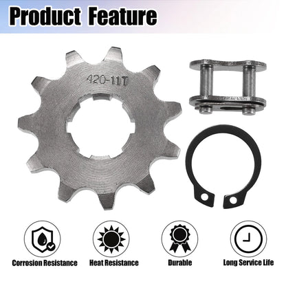420 11T 20mm Front Engine Sprocket for Dirt Bike Mini Bike