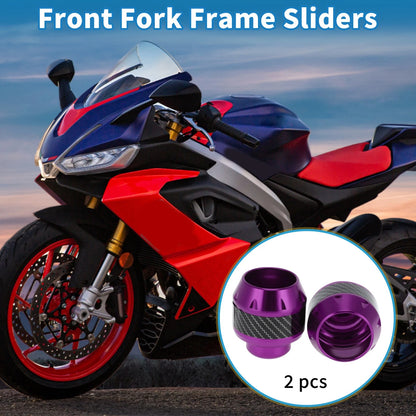 Frame Sliders / 2 x Falling Protection Aluminum Purple / for Motorcycle