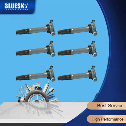 6 x Ignition Coils for Toyota Kluger Lexus RX330 RX400H 3.3L (2001-2007)