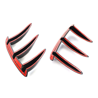 Gloss Black Rear Bumper Splitter Canard for Benz W176 A200 A250 A45