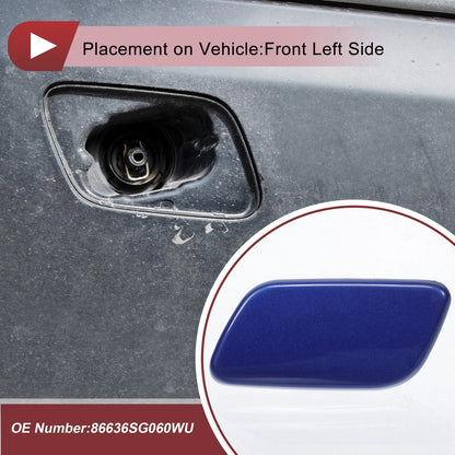 Front Left Washer Nozzle Cover for Subaru Forester 2013-2015 Blue