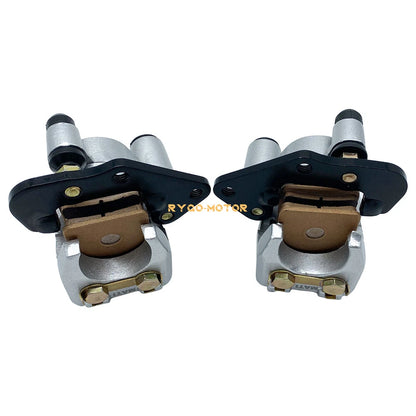2x Front Brake Calipers & Disc Rotors for Kawasaki KVF300A/B (1999–2002)