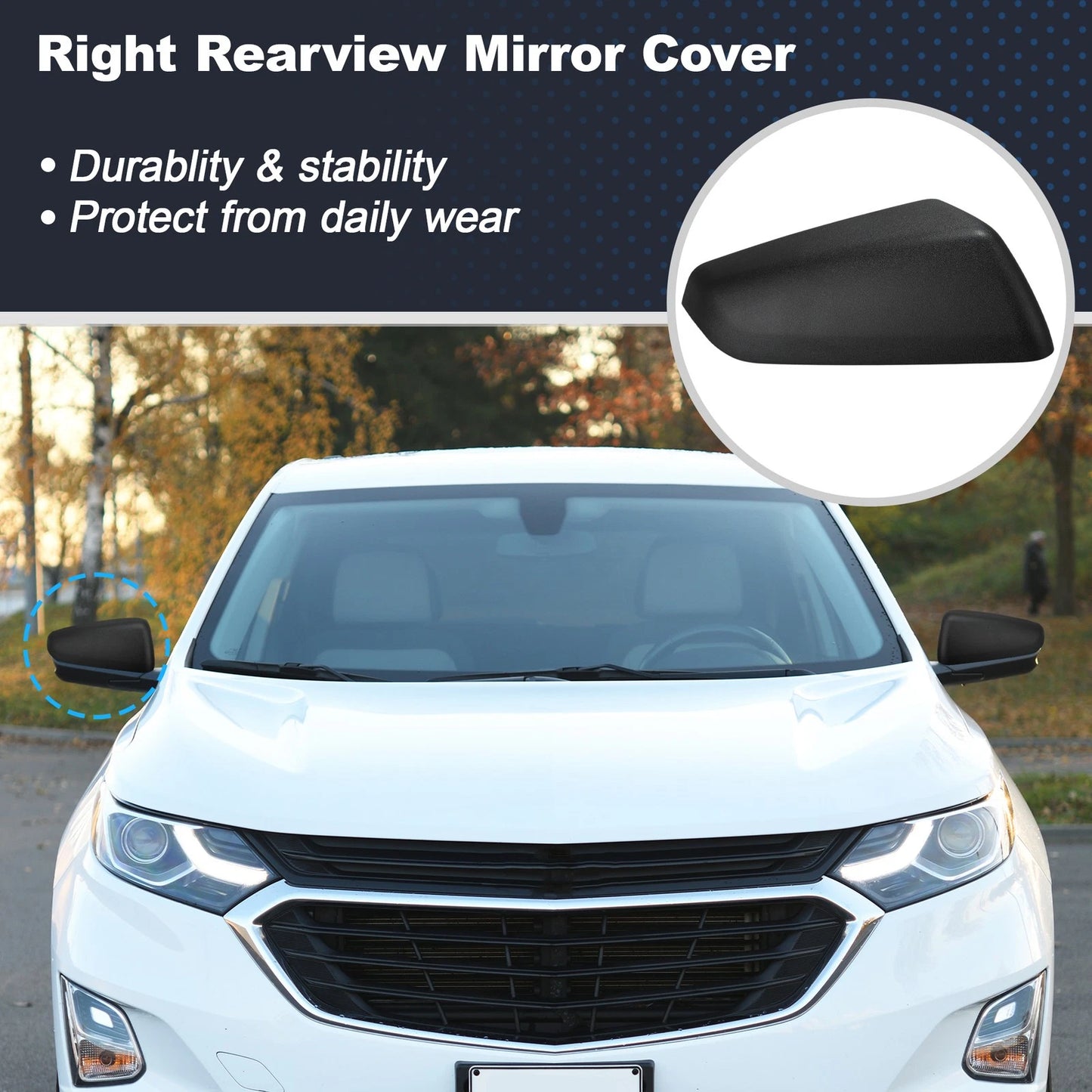 Right Mirror Cover for Chevrolet Equinox / GMC Terrain