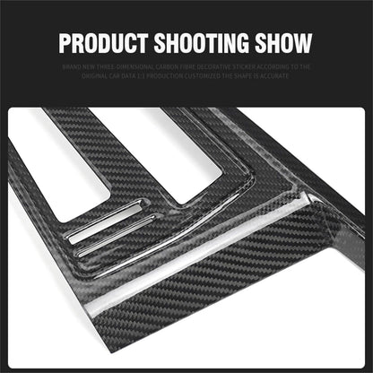 1x Center Console Gear Shift Trim for VW Golf MK8 (2020-2024) Carbon Fiber