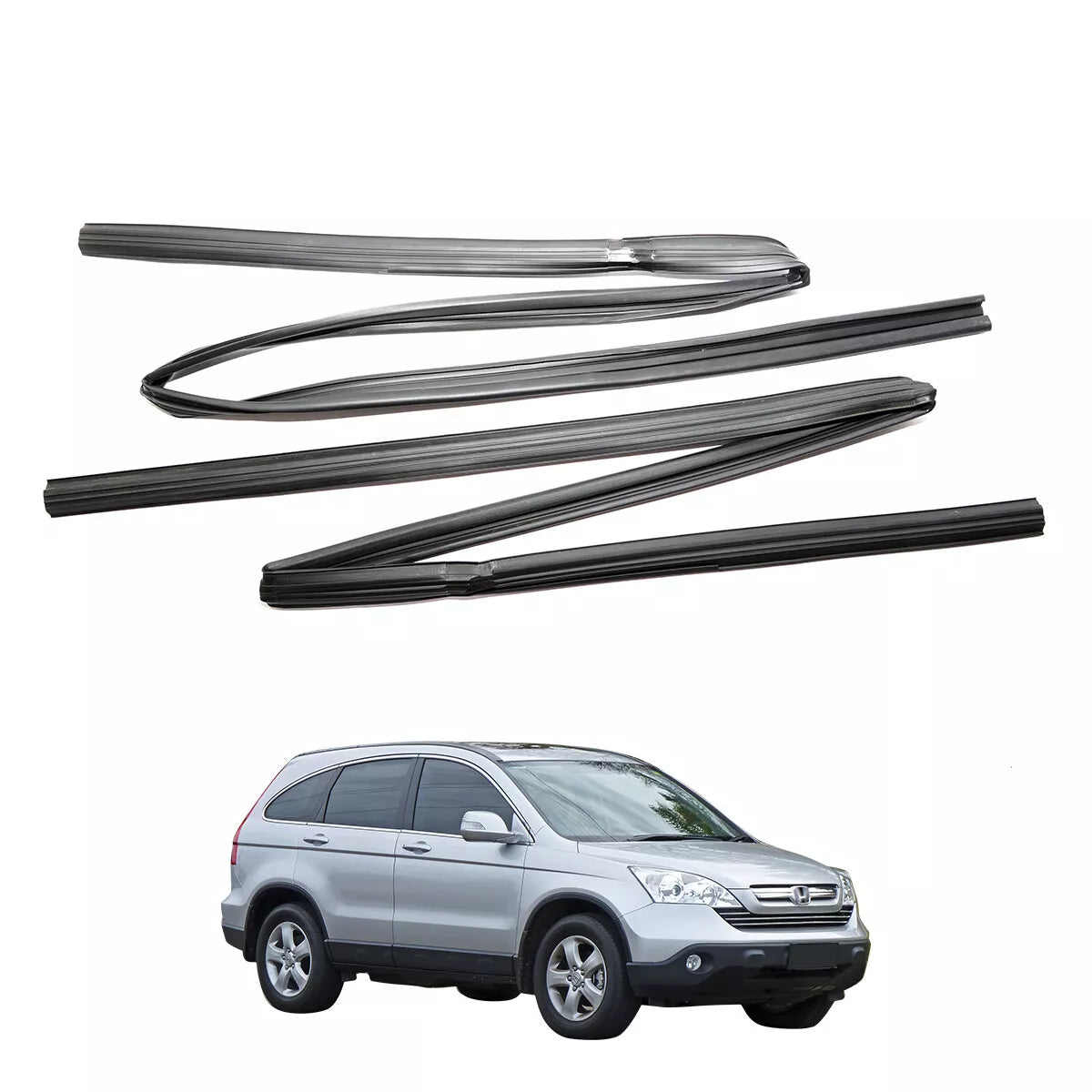 Rear Door Glass Run Channel Seal for Honda CR-V 2007-2011