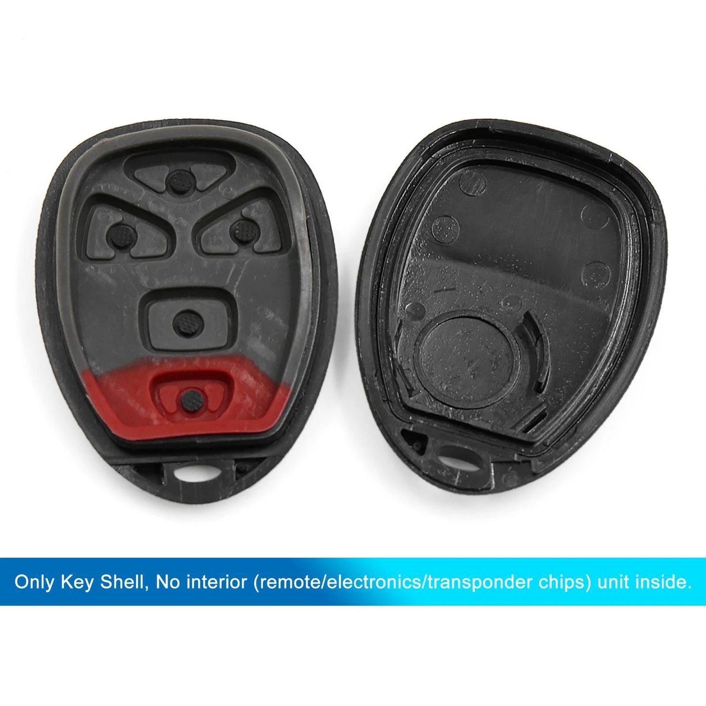 Key Fob Case 5-Button for Chevrolet Impala (2006-2009)