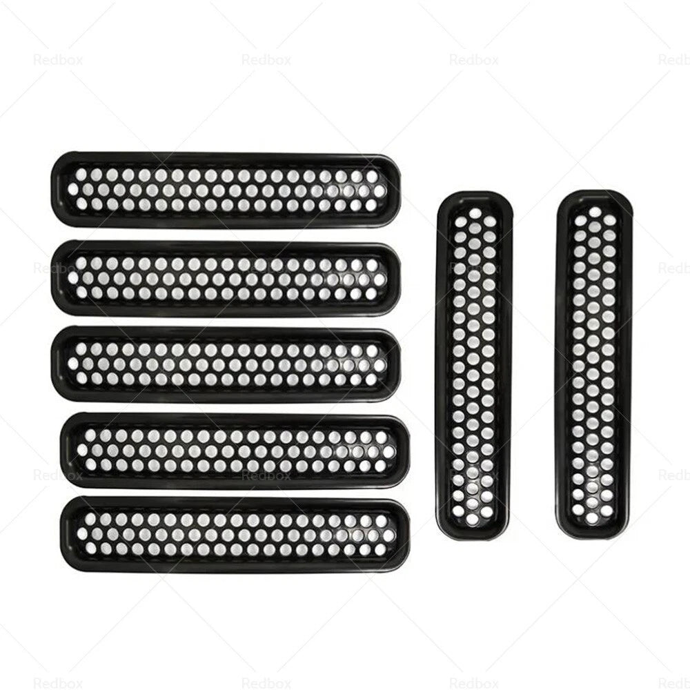 Front Mesh Grille Inserts for Jeep Wrangler TJ (1997-2006)