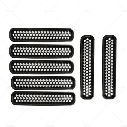 Front Mesh Grille Inserts for Jeep Wrangler TJ (1997-2006)