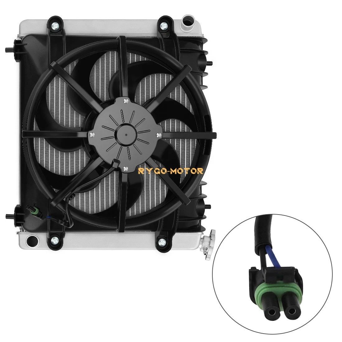 Cooling Radiator Fan Kit for Polaris Ranger 570 900 1000 Crew XP