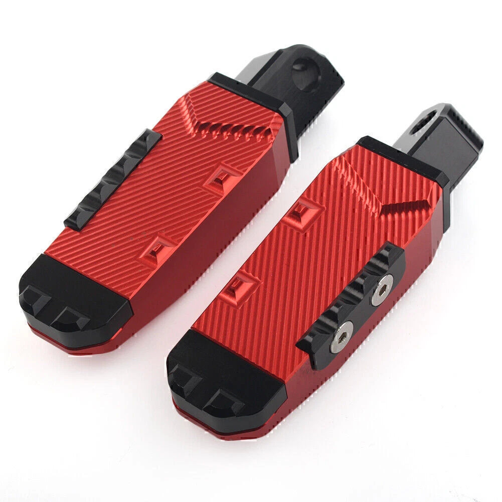 Red Rear Footrests Pegs for Suzuki GSXR600/750/1300 Hayabusa (2001-2023)
