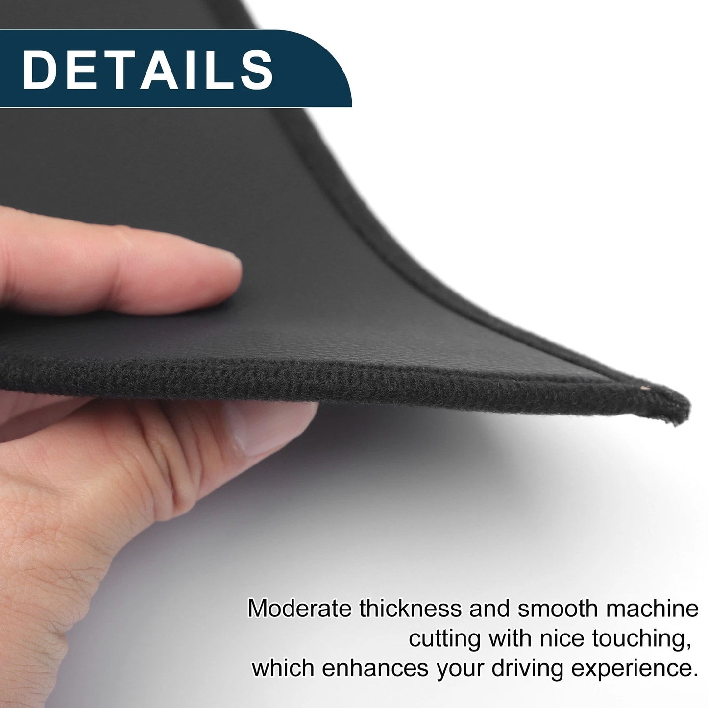 Car Door Anti Kick Pad Sticker Protector for Ford Mondeo (2007-2012) Black