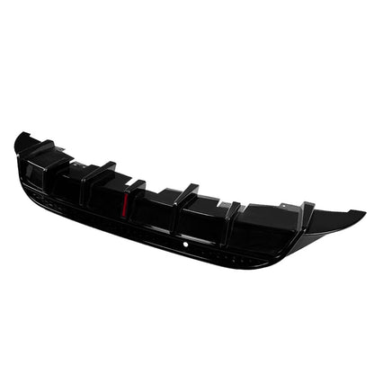 Rear Bumper Lip Spoiler Splitter for Volkswagen ID.3 (2019-2022) Glossy Black