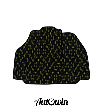Customizable Double Diamond Pattern Car Mats for Ferrari 458 (2009-2015)