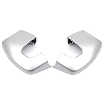 Silver Rear View Mirror Cover Cap for Ford Transit Custom (2012-2023) 2 x
