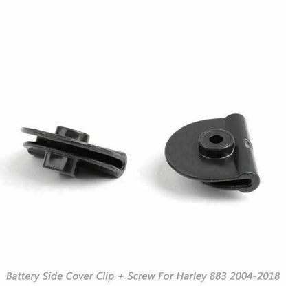 10x Battery Left Side Cover Clips for Harley Sportster XL883/1200 (2004-2018)
