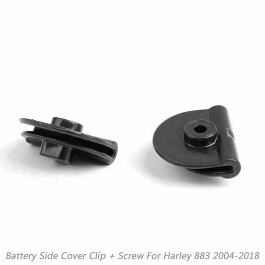 10x Battery Left Side Cover Clips for Harley Sportster XL883/1200 (2004-2018)