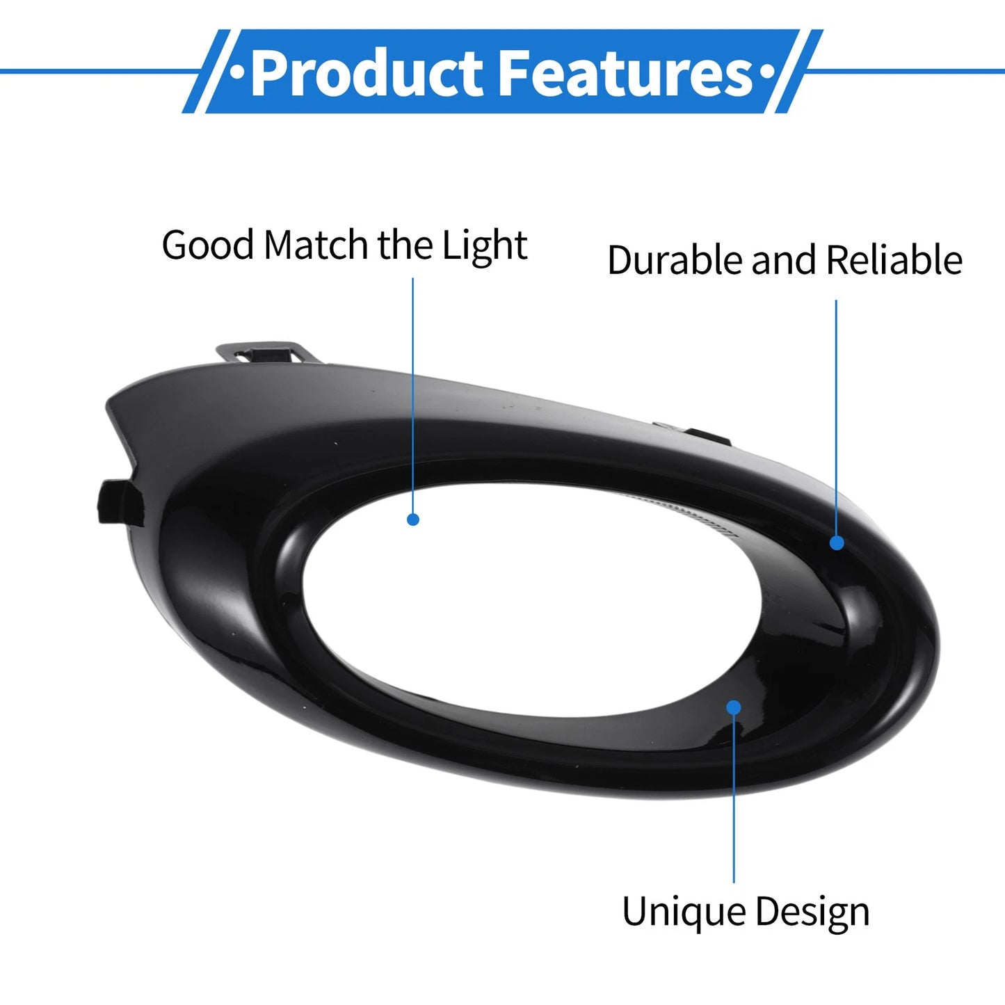 Front Left Fog Light Grill for Honda Civic (2014-2015)