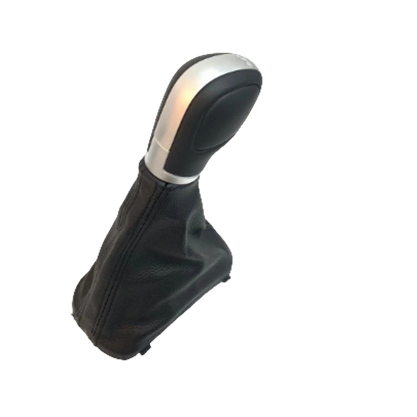 Gear Shift Button Leather Rootwood for VW Golf 6 (2008-2011)