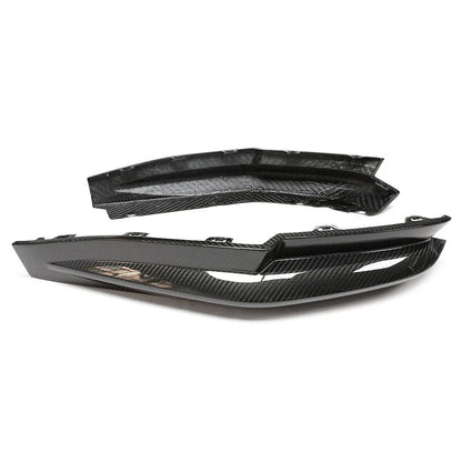 Dry Carbon Fiber Rear Bumper Side Splitter Extension Replace for BMW M3 G80