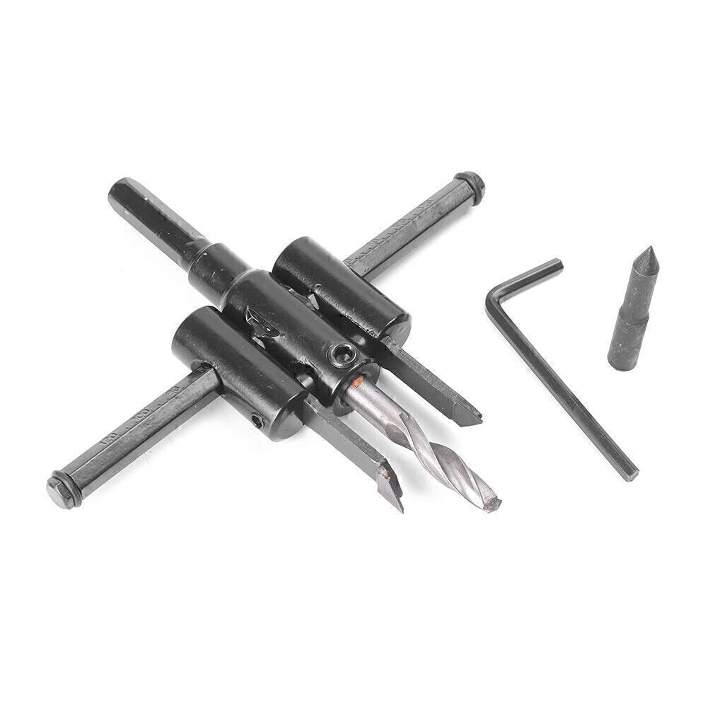 30mm-120mm Adjustable Metal Wood Circle Hole Saw Drill Bit Cutter for DIY