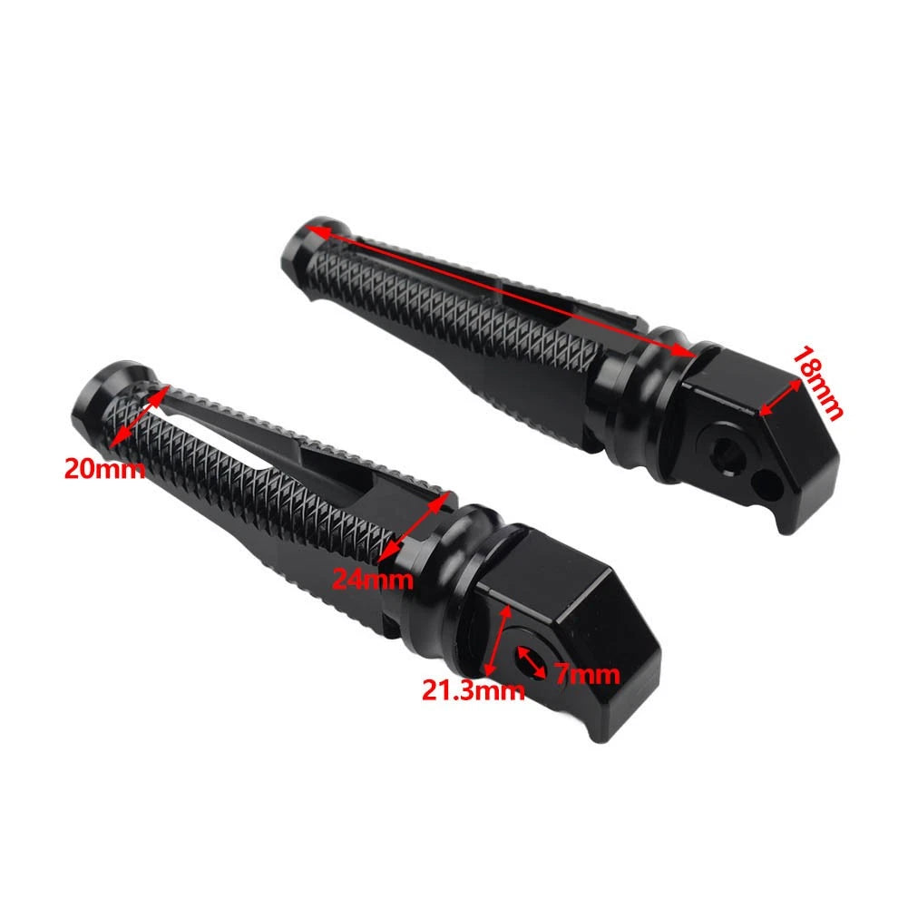 Passenger Footrests Rear Footpegs for Honda CBR600RR CBR600 F4 F4i CBR1000RR