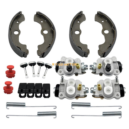 Front Brake Wheel Cylinders & Shoes for Honda Rancher 400 TRX400F (2004–2007)