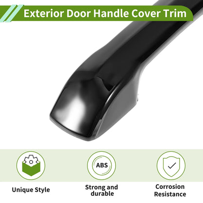 Gloss Black ABS Exterior Door Handle Cover Trim for Toyota Tacoma (2024-2025)