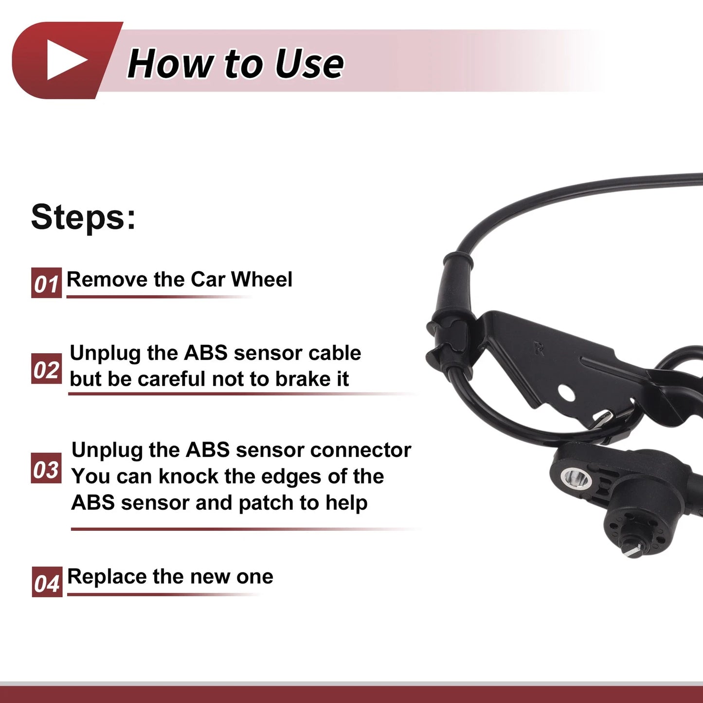 ABS Wheel Speed Sensor Front Right for Acura RSX (02-06)