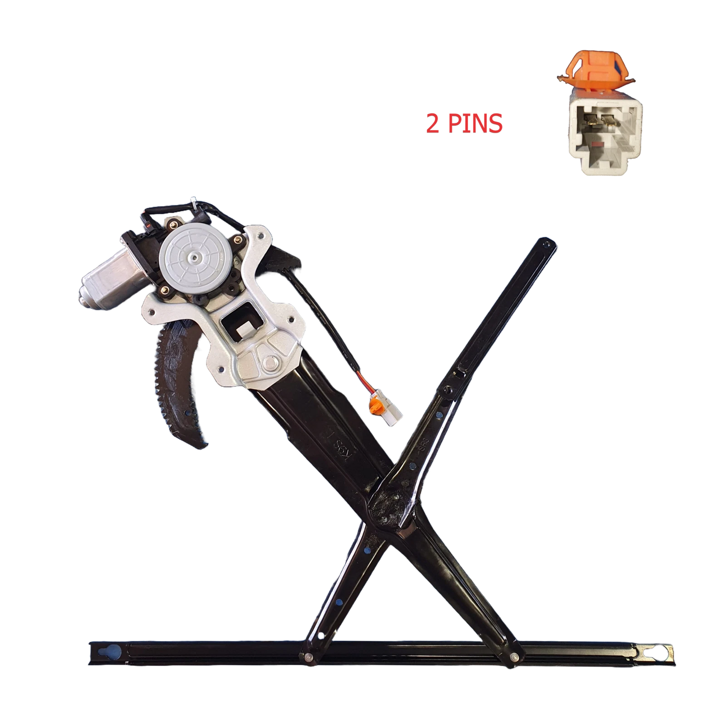 Front Left Window Regulator with Motor 2 Pins for Honda Civic (1991-1995)