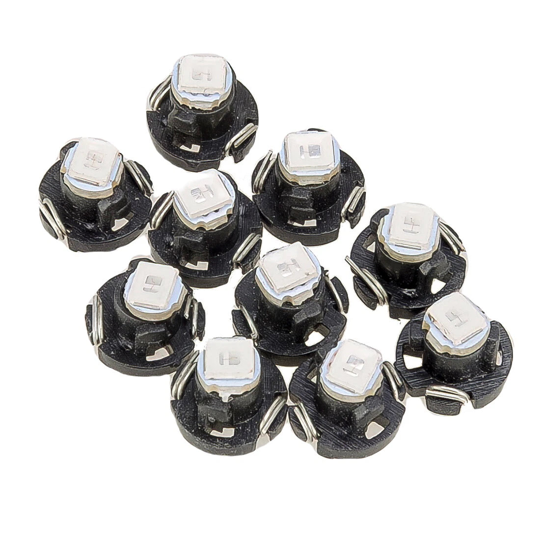 10Pc Blue T3 LED Neo Wedge Dash Light Bulbs for Instrument Cluster